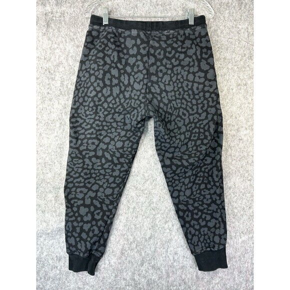 Nike Women's Activewear Black Animal Print Jogger Pants Cuffed Size S Sweatpants - Picture 3 of 9
